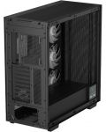 Кутия DeepCool - MORPHEUS Dual-Chamber, full tower, черна/прозрачна - 7t